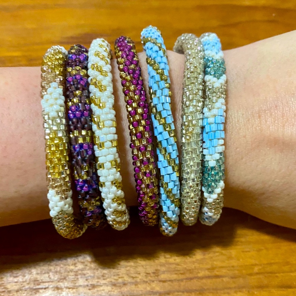 Lily and Laura Beaded Bracelets